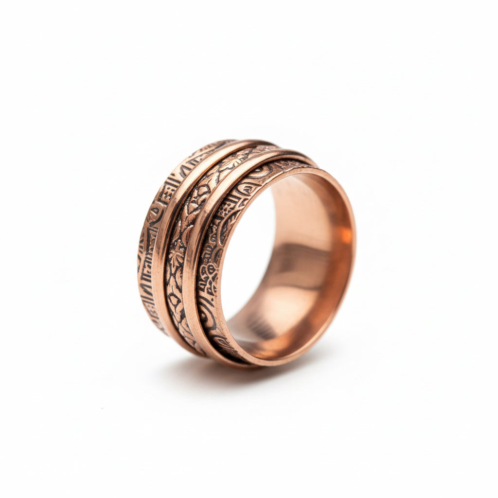 Copper Spinner Ring