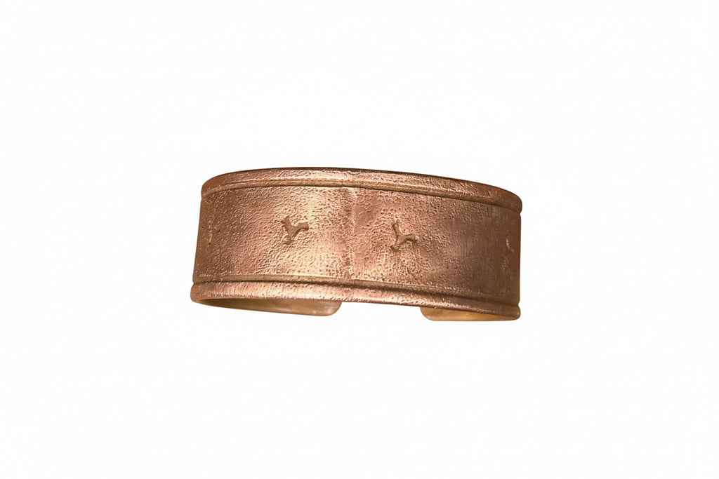 Premium Handmade Copper Bracelet - Rustic Hammered