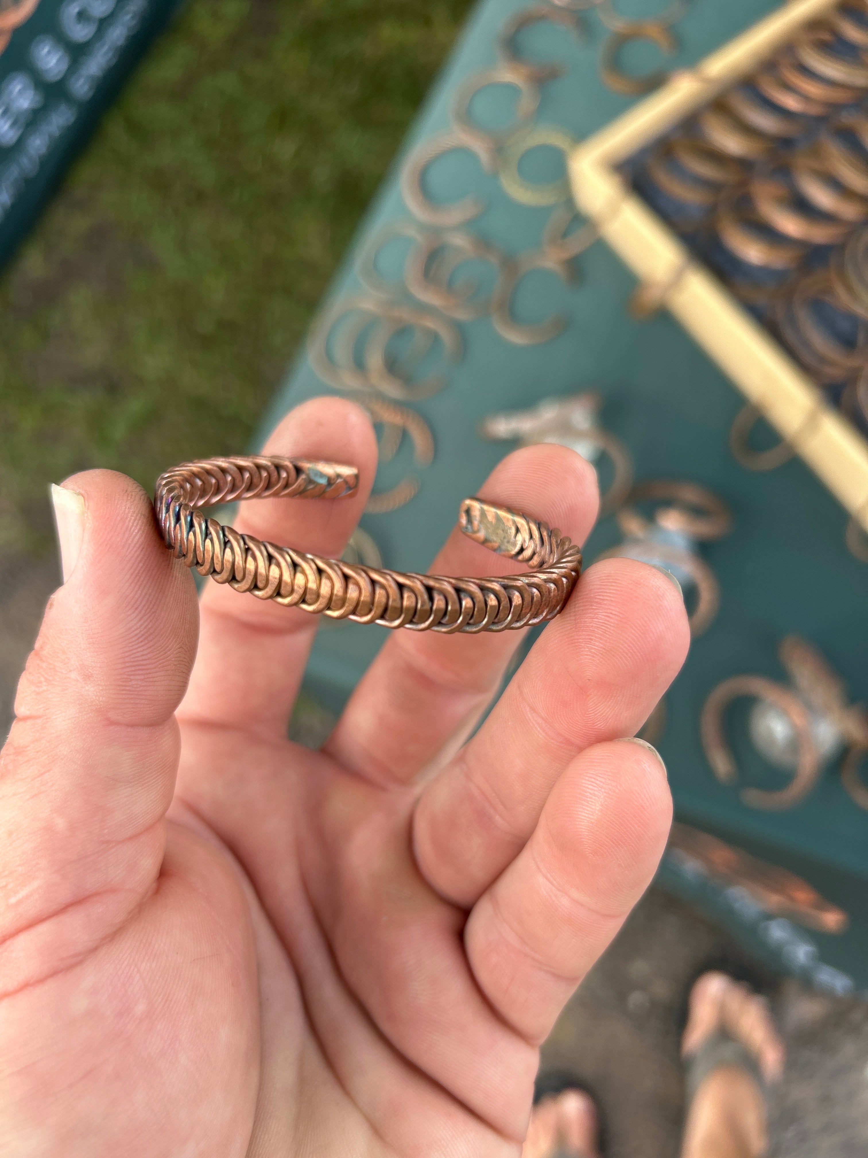 Premium Handmade Copper Bracelet - Rustic