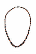 Magnetic Hematite & Solid Copper Bead Necklace