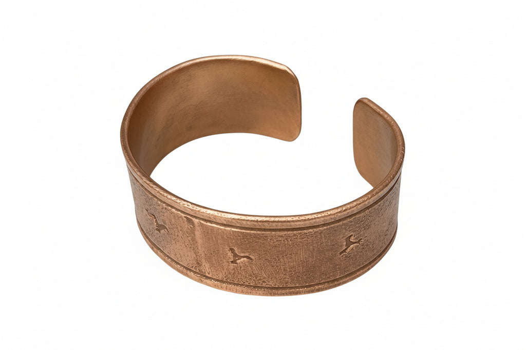 Premium Handmade Copper Bracelet - Rustic Hammered
