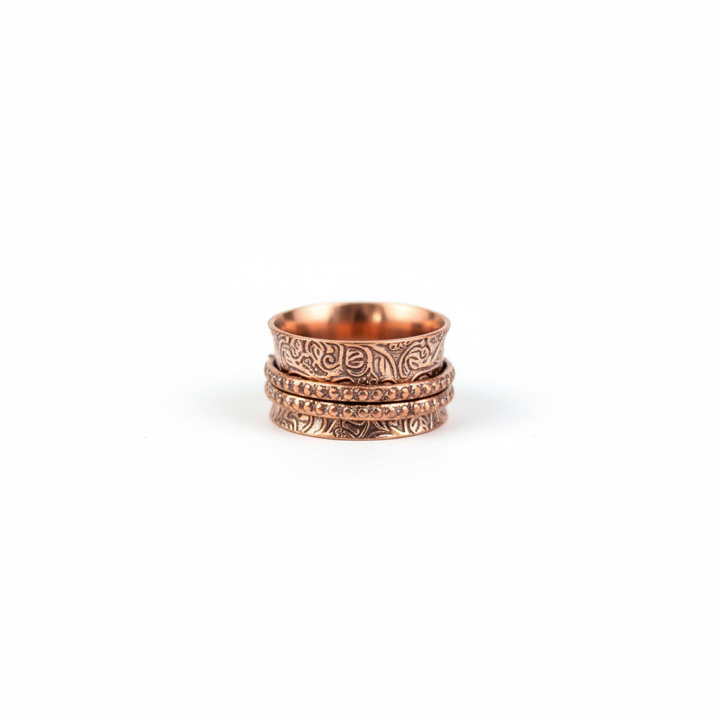 Copper Spinner Ring