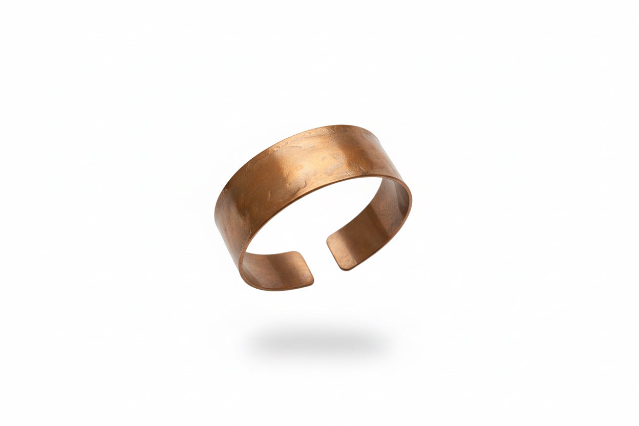 Premium Handmade Copper Bracelet - Rustic Hammered