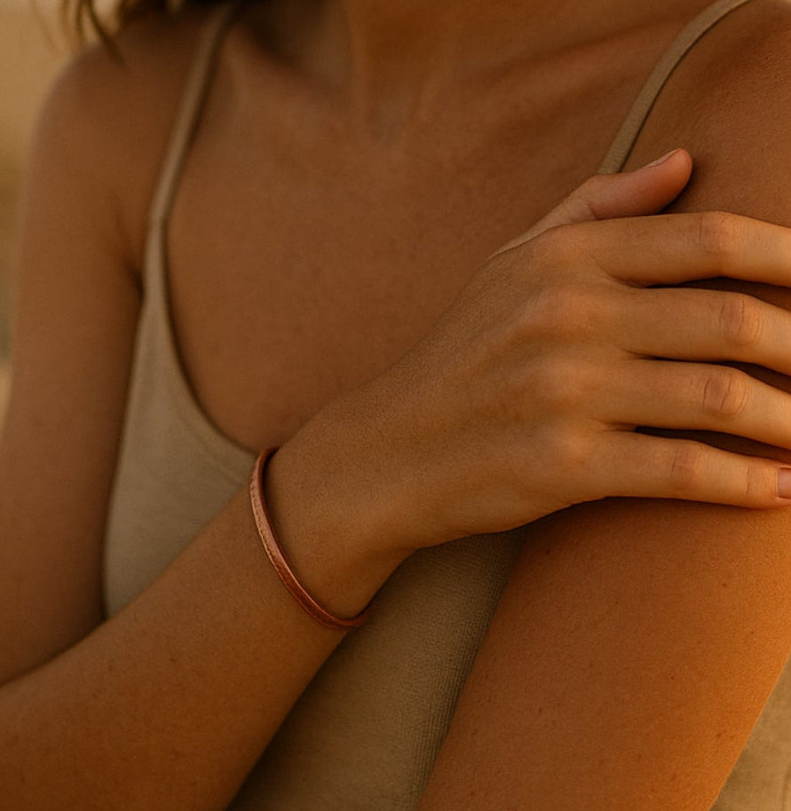 C Clamp copper Bracelet