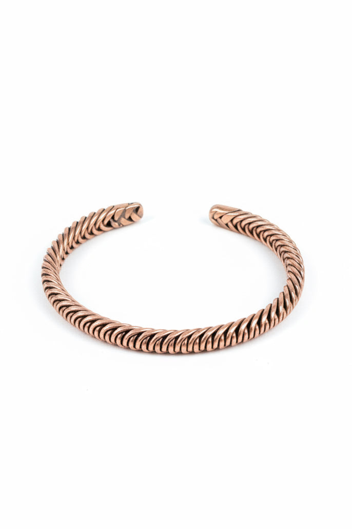 Handwoven Copper Armband – Custom Made
