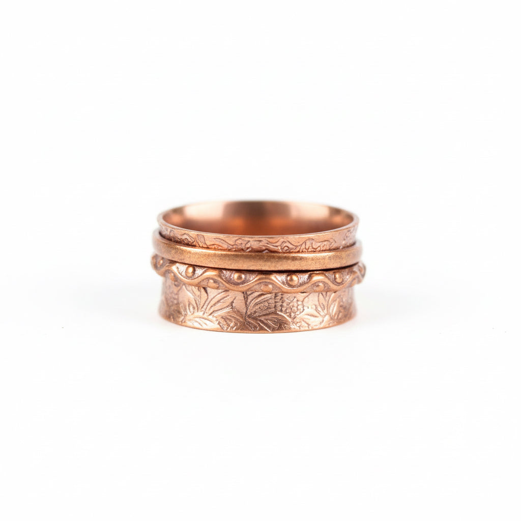 Copper Spinner Ring