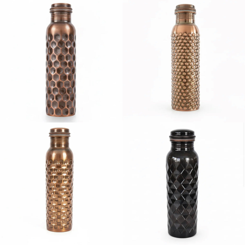Pure Copper Water Bottle Collection
