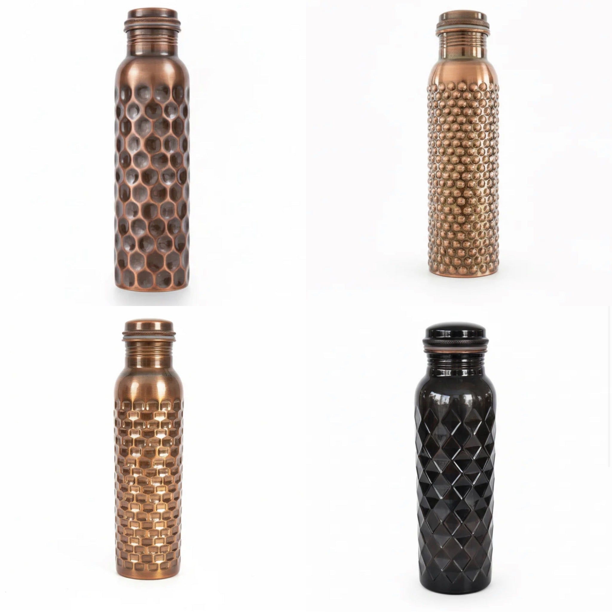 Pure Copper Water Bottle Collection