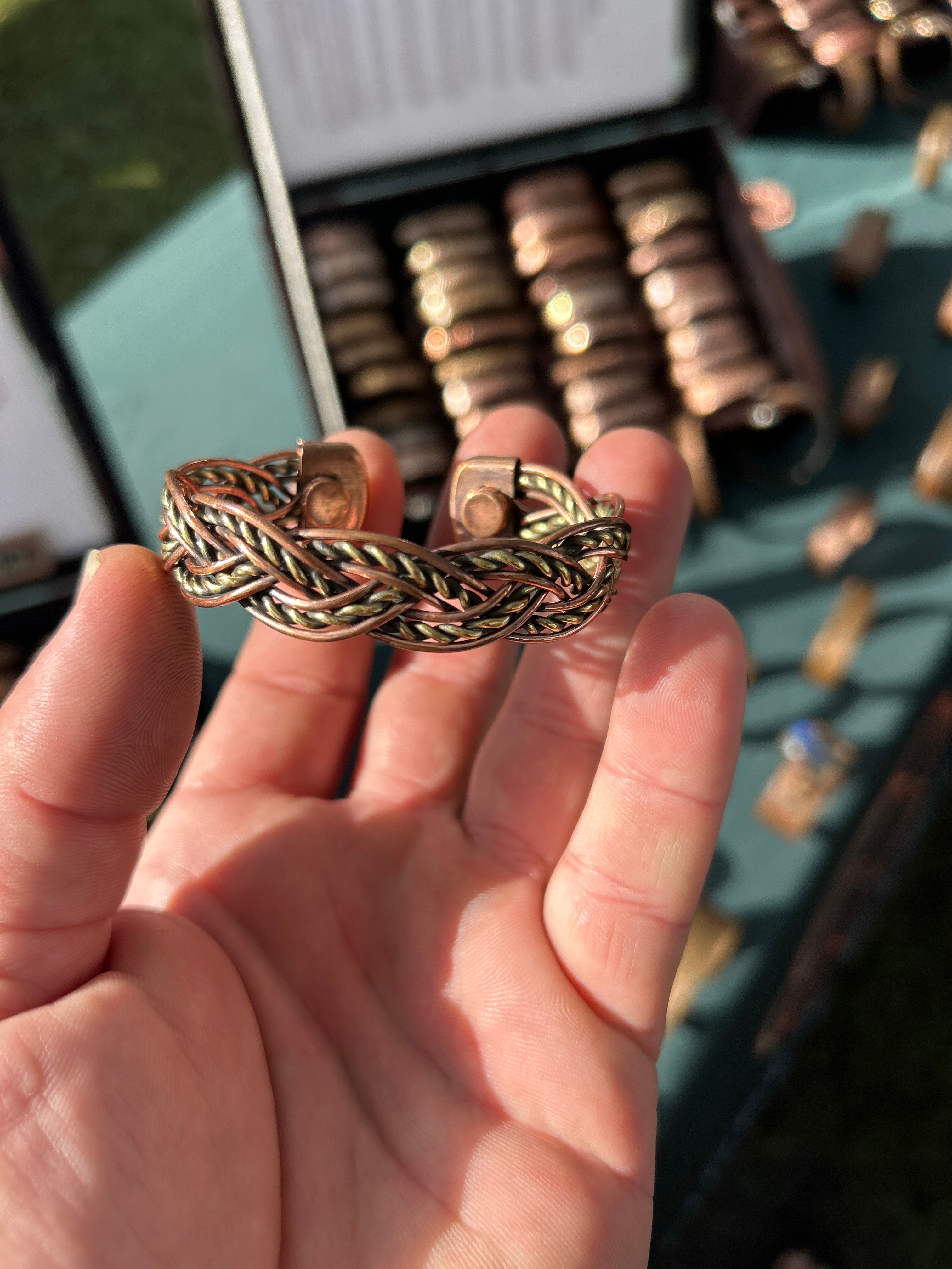 Premium Handmade Copper Bracelet - Rustic