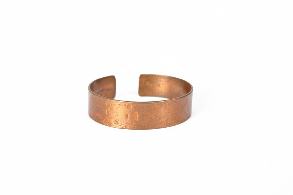 Handmade Copper Bracelet - Rustic Hammered