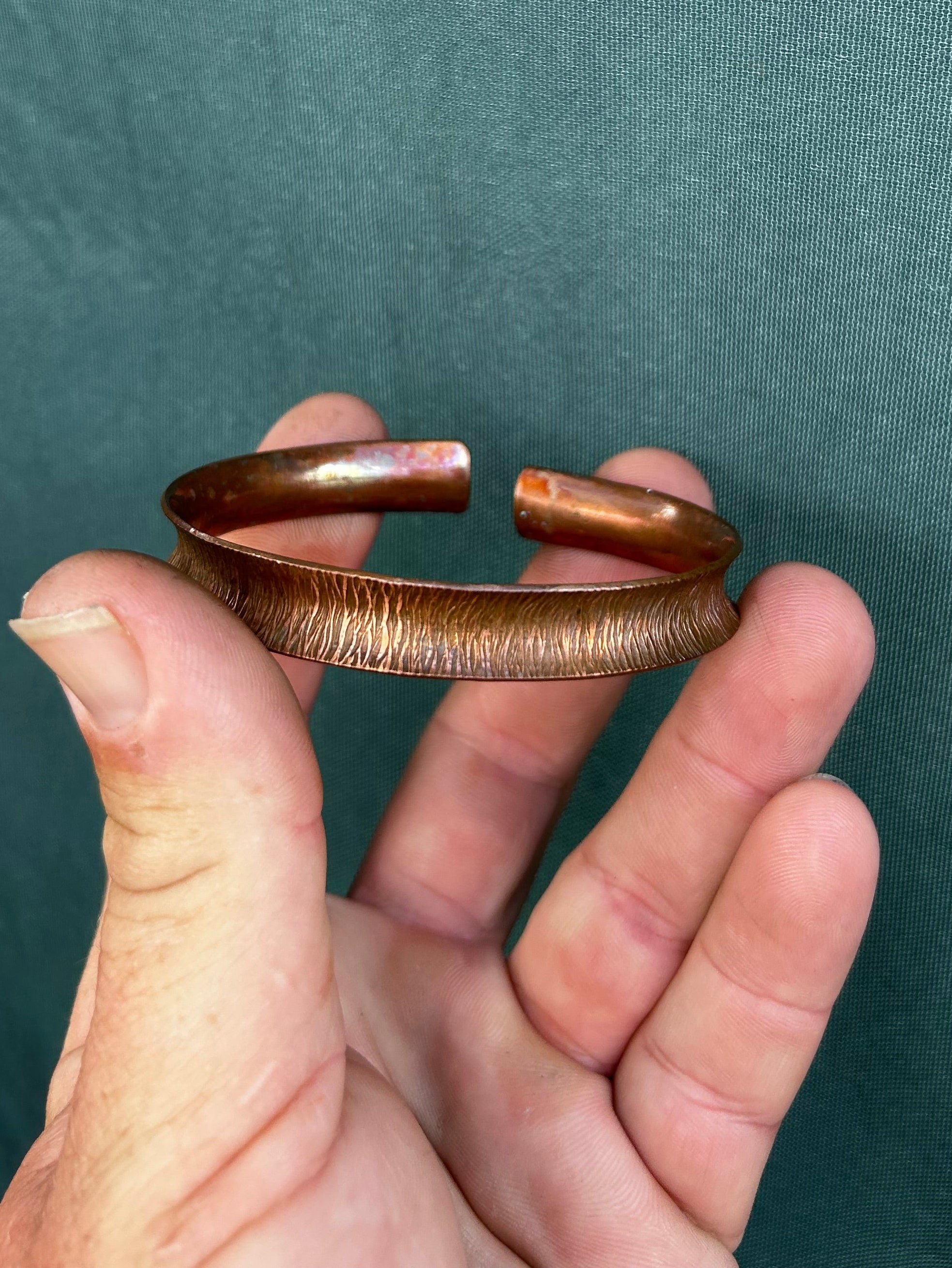 Premium Handmade Copper Bracelet - Rustic
