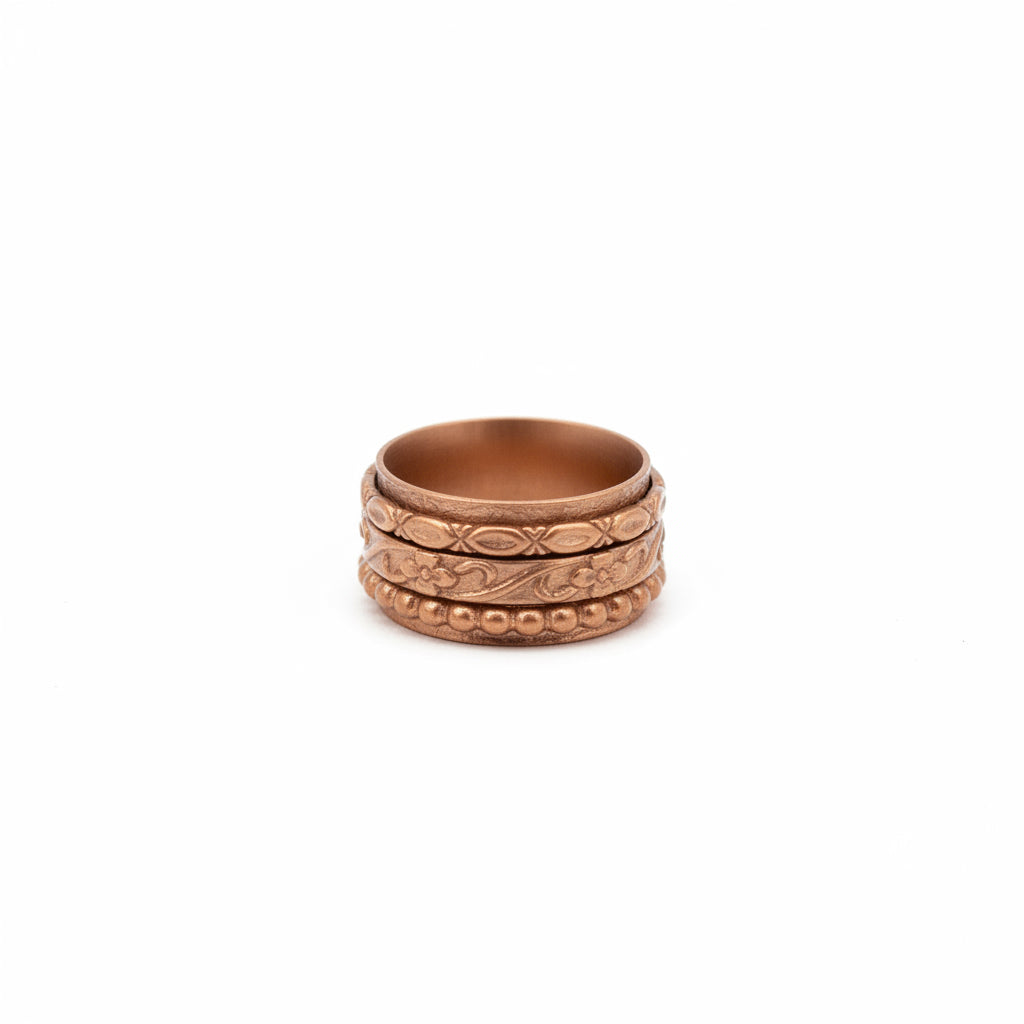 Copper Spinner Ring