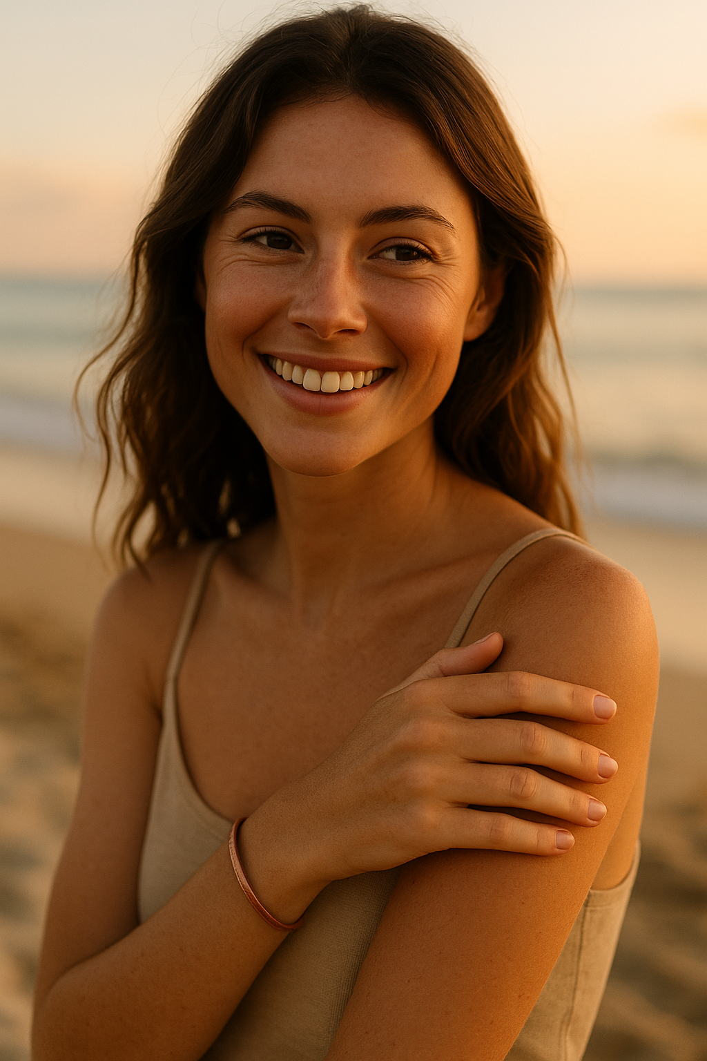 C Clamp copper Bracelet