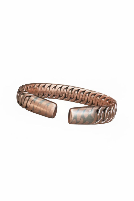 Premium Handmade Copper Braided Bracelet - Bigger Ocean Ripple